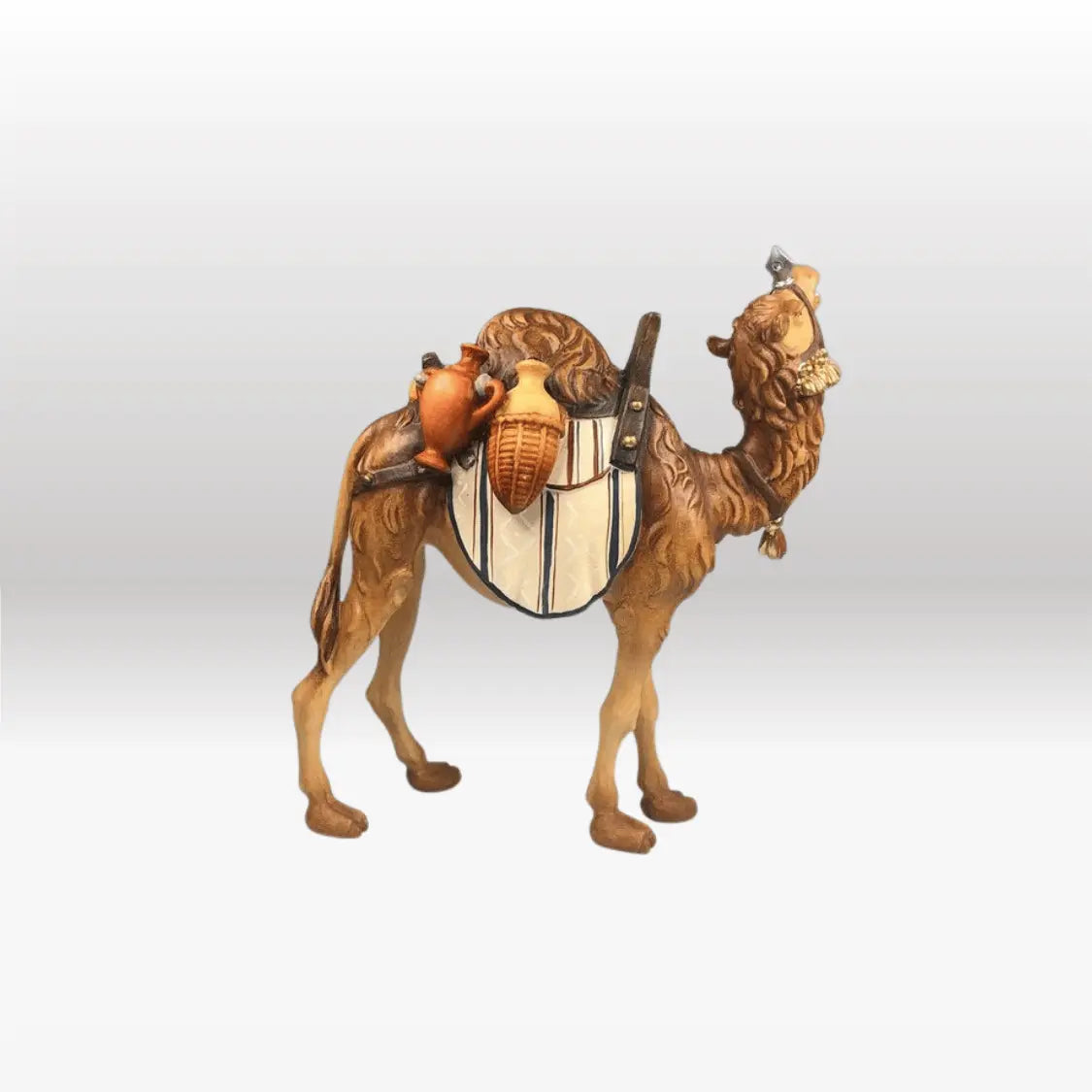 Kamel mit Gepäck Krippenfigur von Kostner-4