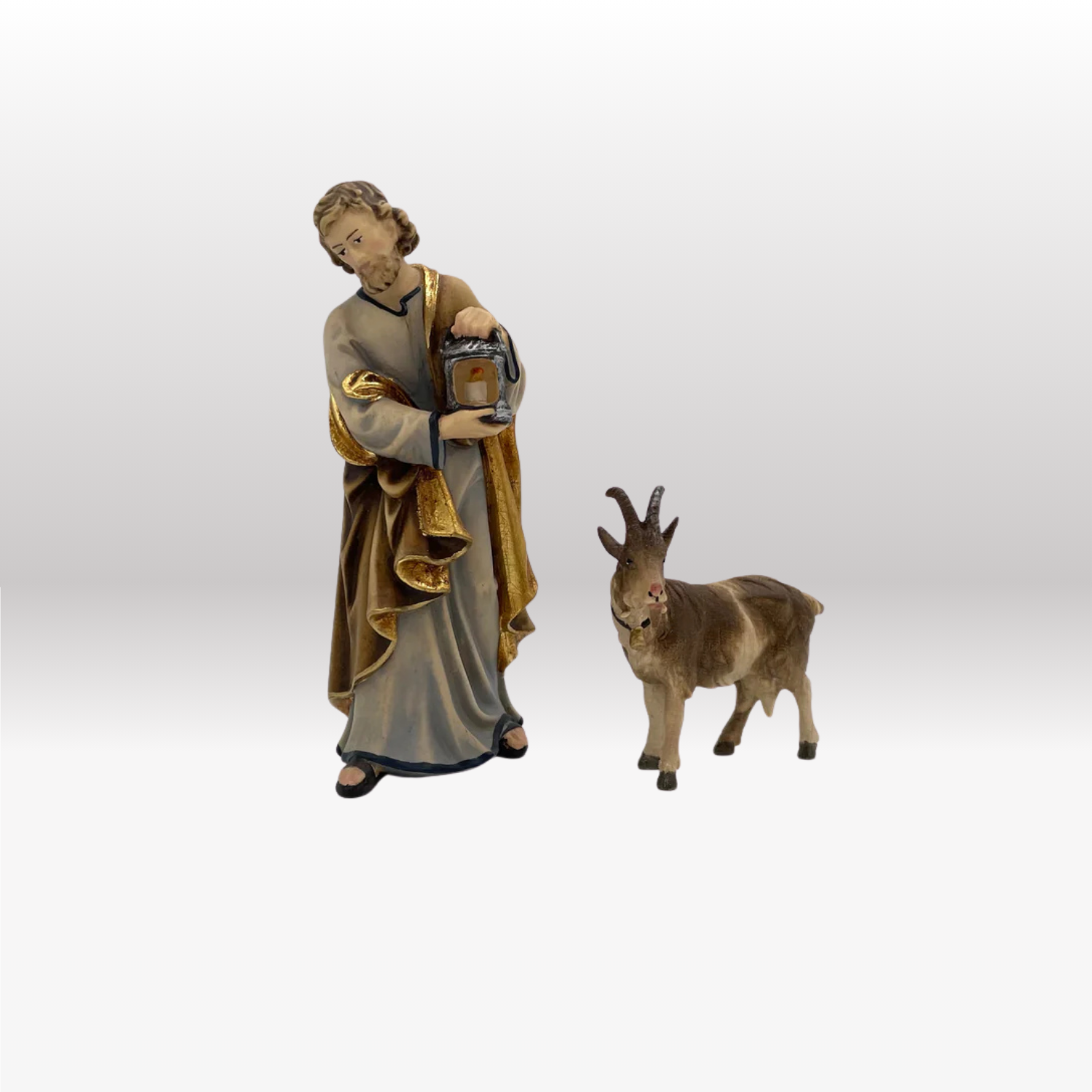 Ziege mit Glöckchen linksschauend von Kostner-4