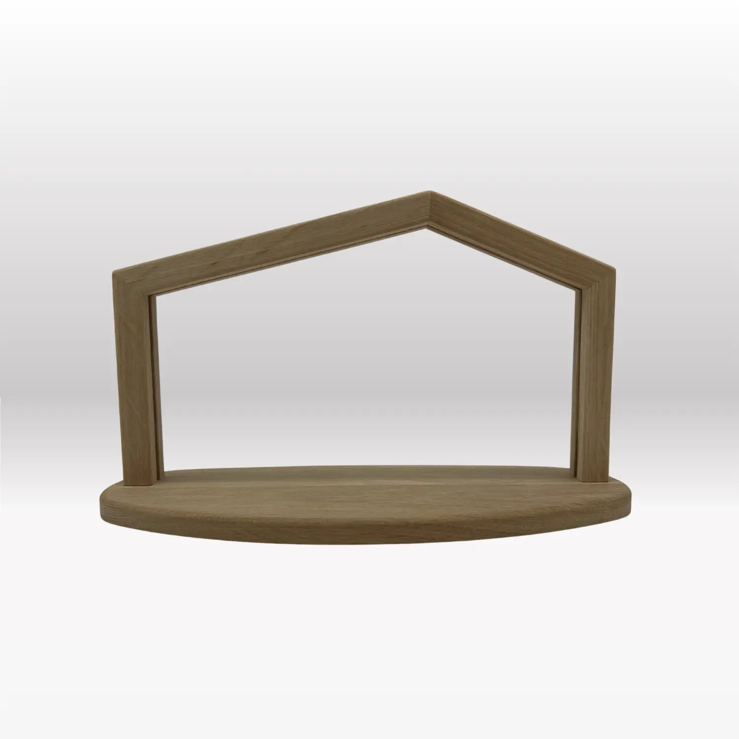 NATIVITY STABLE: "AKANTUS DESIGN" oak