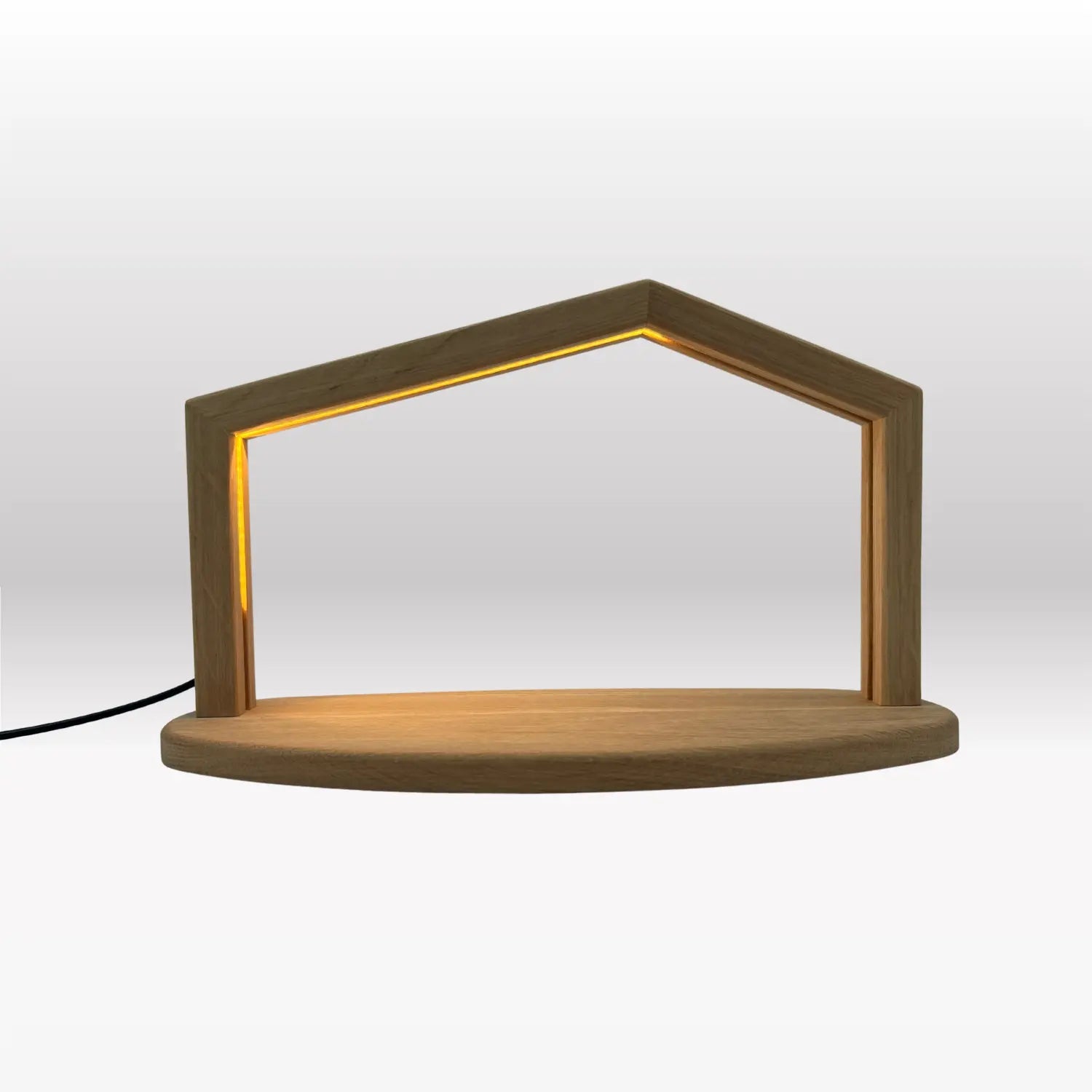 NATIVITY STABLE: "AKANTUS DESIGN" oak