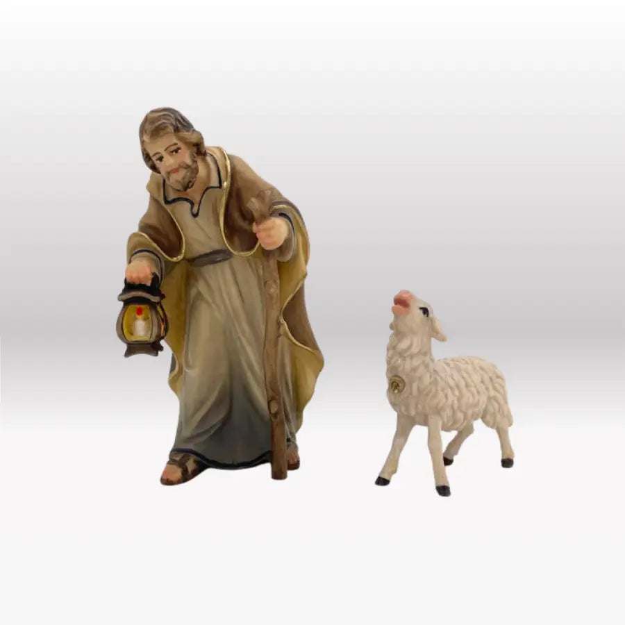 Schaf blökend von Heimatkrippe-4