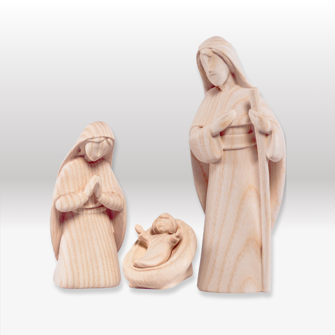 Heilige Familie (3 Figuren) von Akantus natur