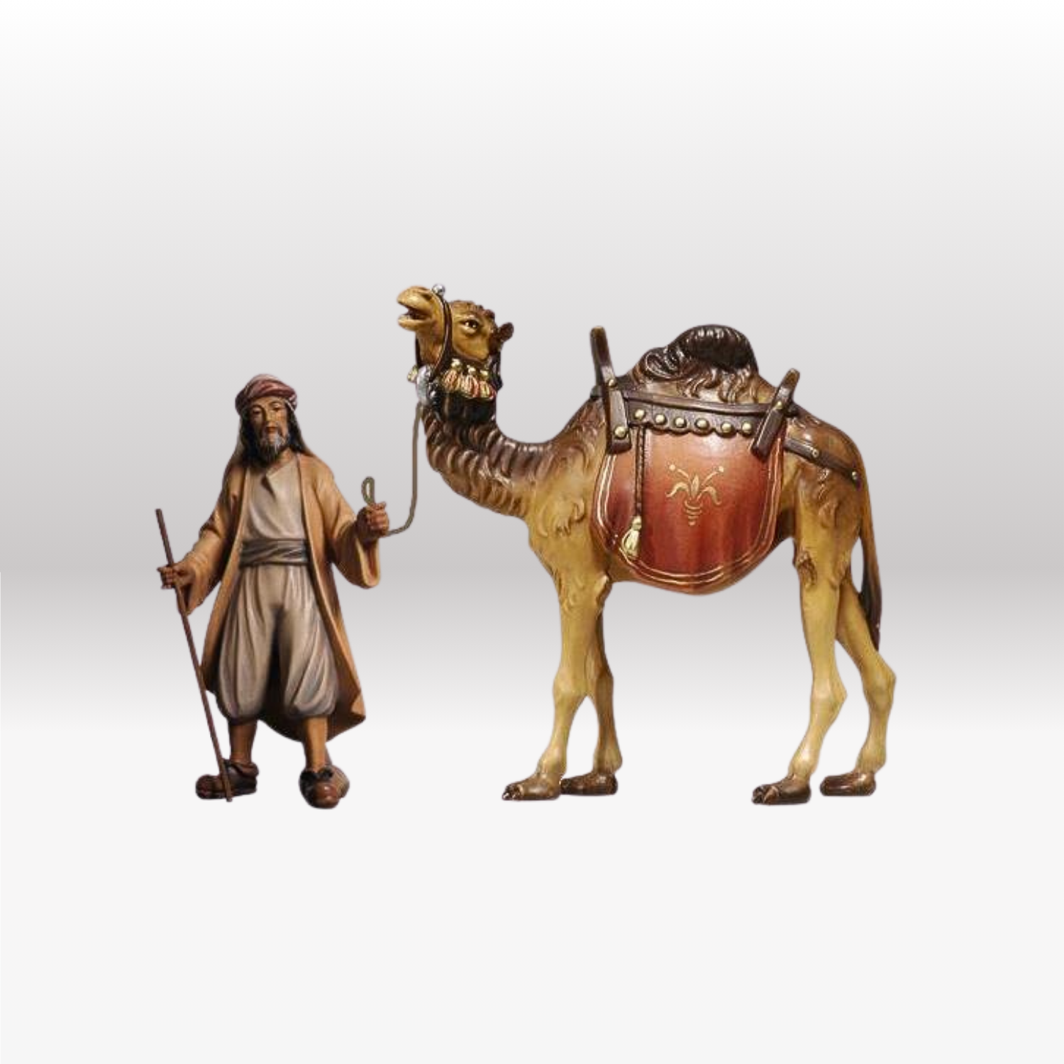 Hirt Treiber mit Kamel (2 Figuren) von Kostner