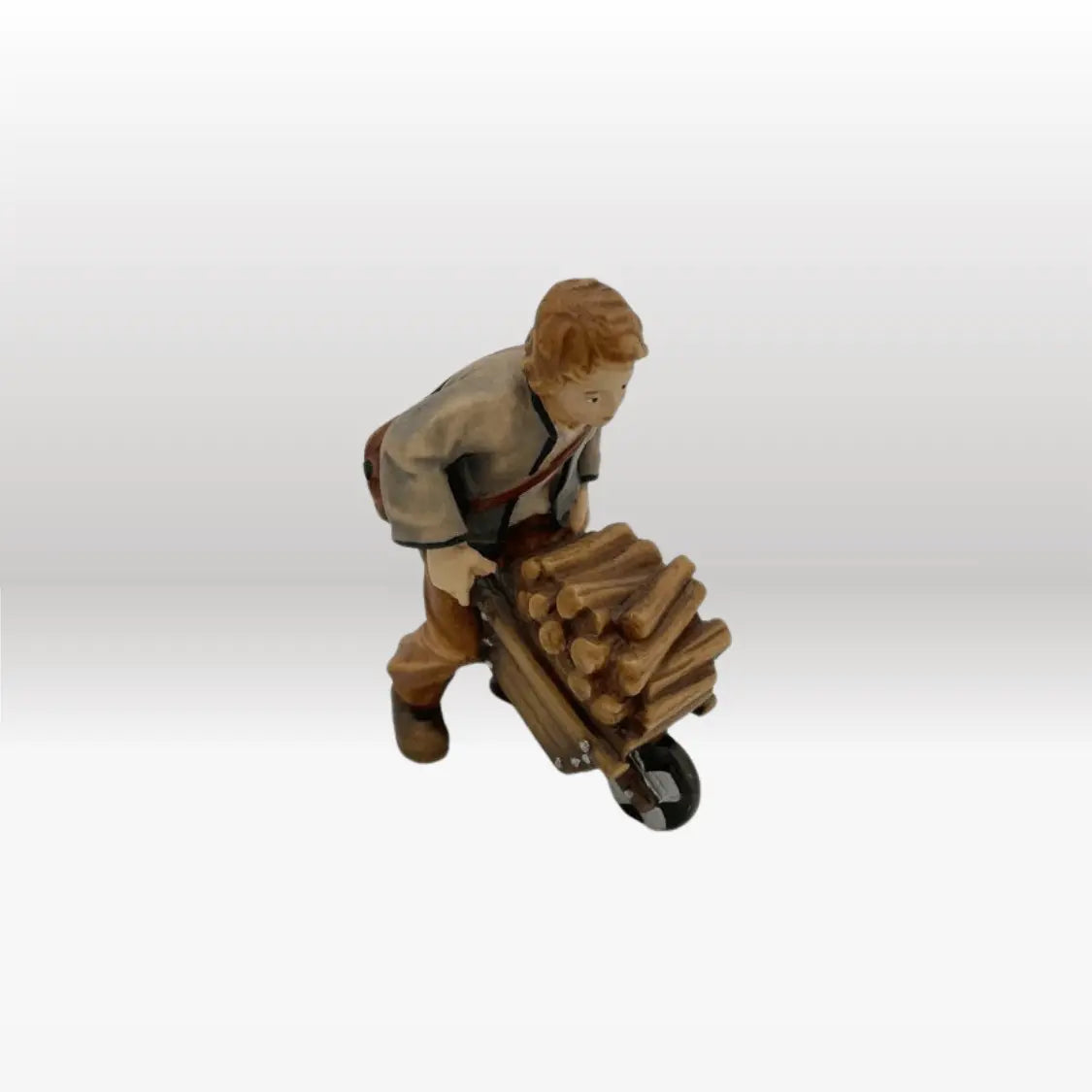 Bub mit Holzkarre von Kostner-1