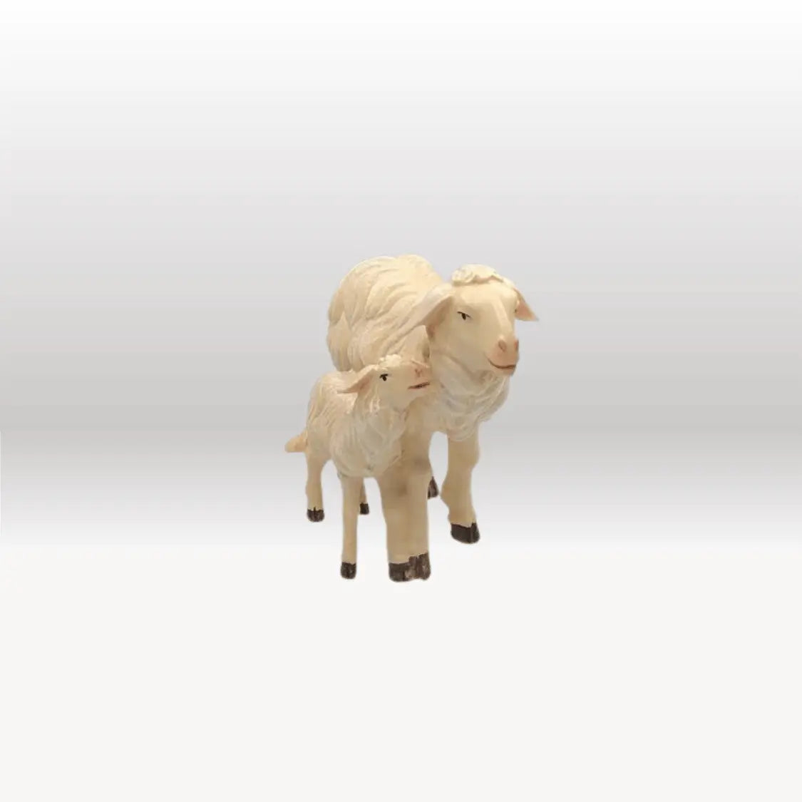Schaf mit Lamm stehend von Kostner-1