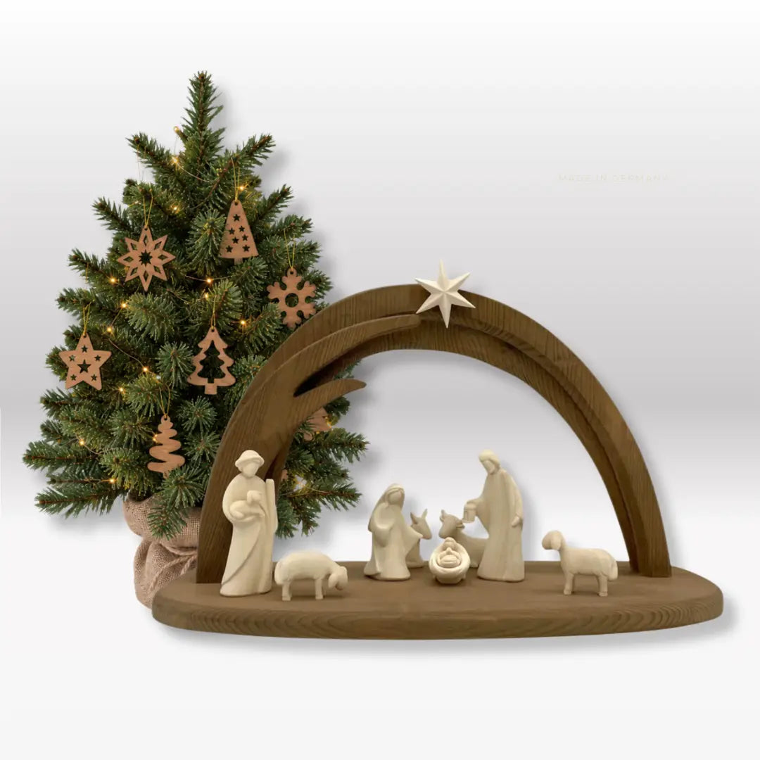 Adventskalender Nr. 2: von Leonardo natur mit Stall "Leonardo"