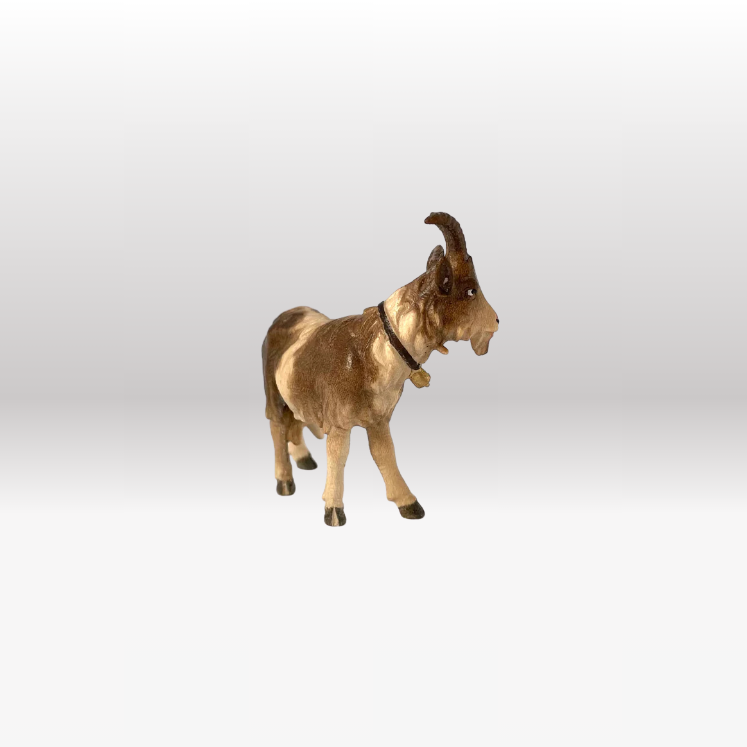 Ziege mit Glöckchen linksschauend von Kostner-2