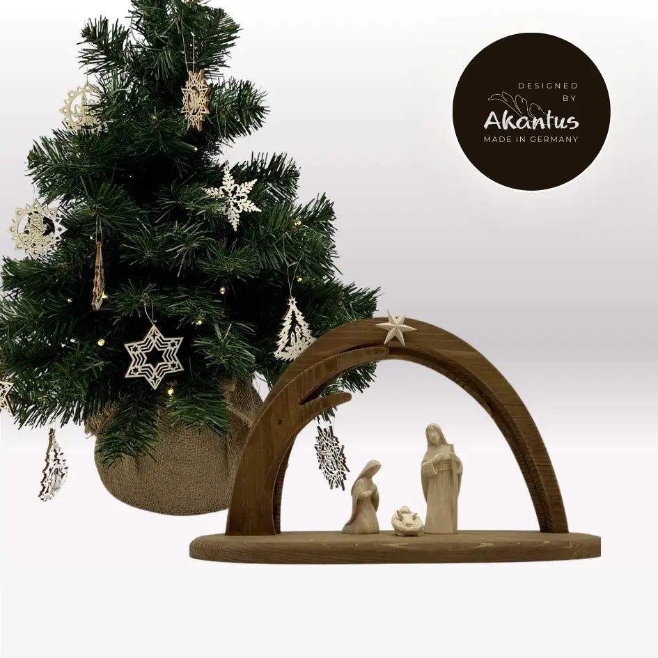 Adventskalender Nr. 3: von Akantus natur mit Stall "Leonardo"