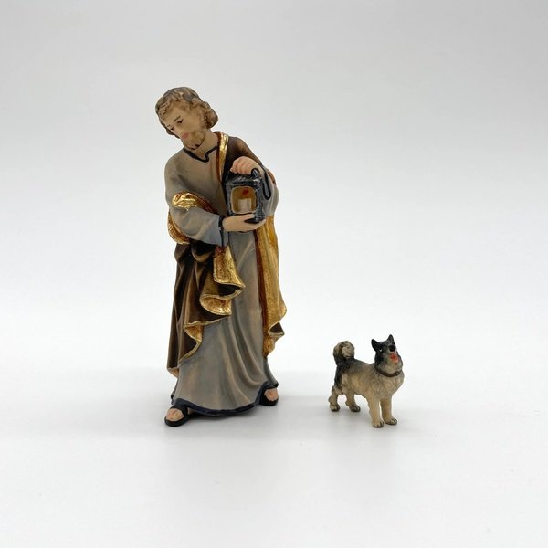 Hund Spitz Krippenfigur von Kostner